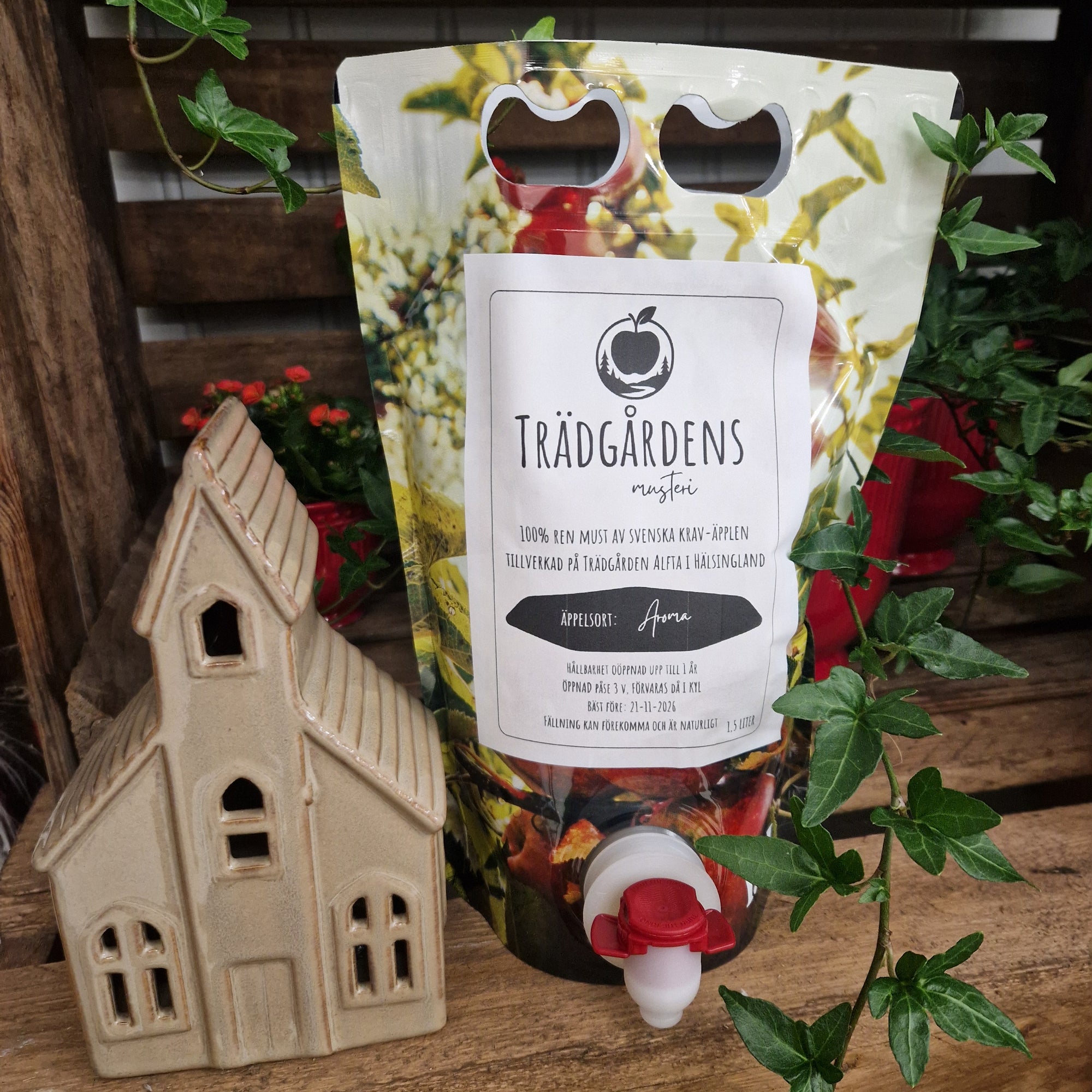 Trädgården Alftas äppelmust