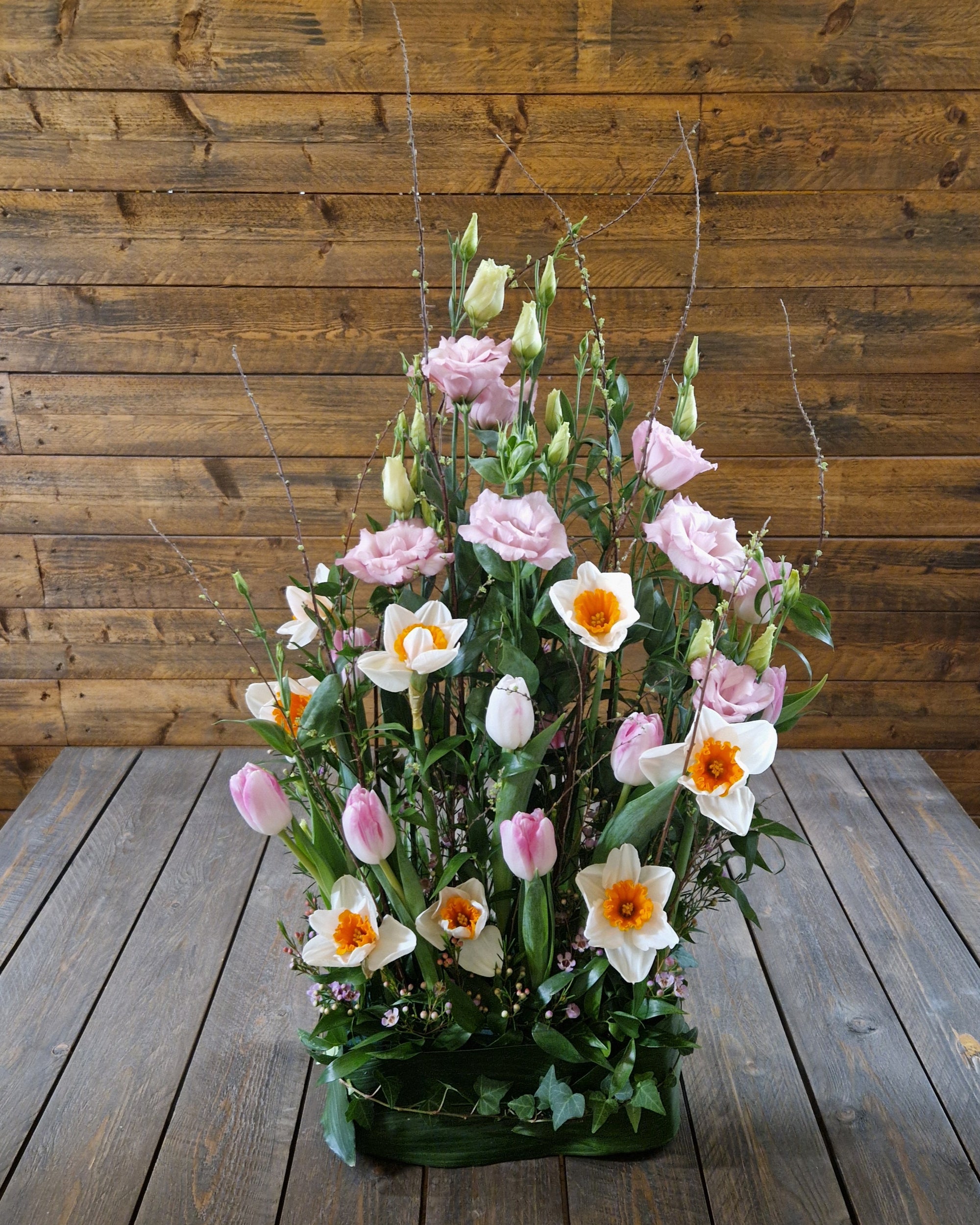 Begravning - Stående dekoration paralell