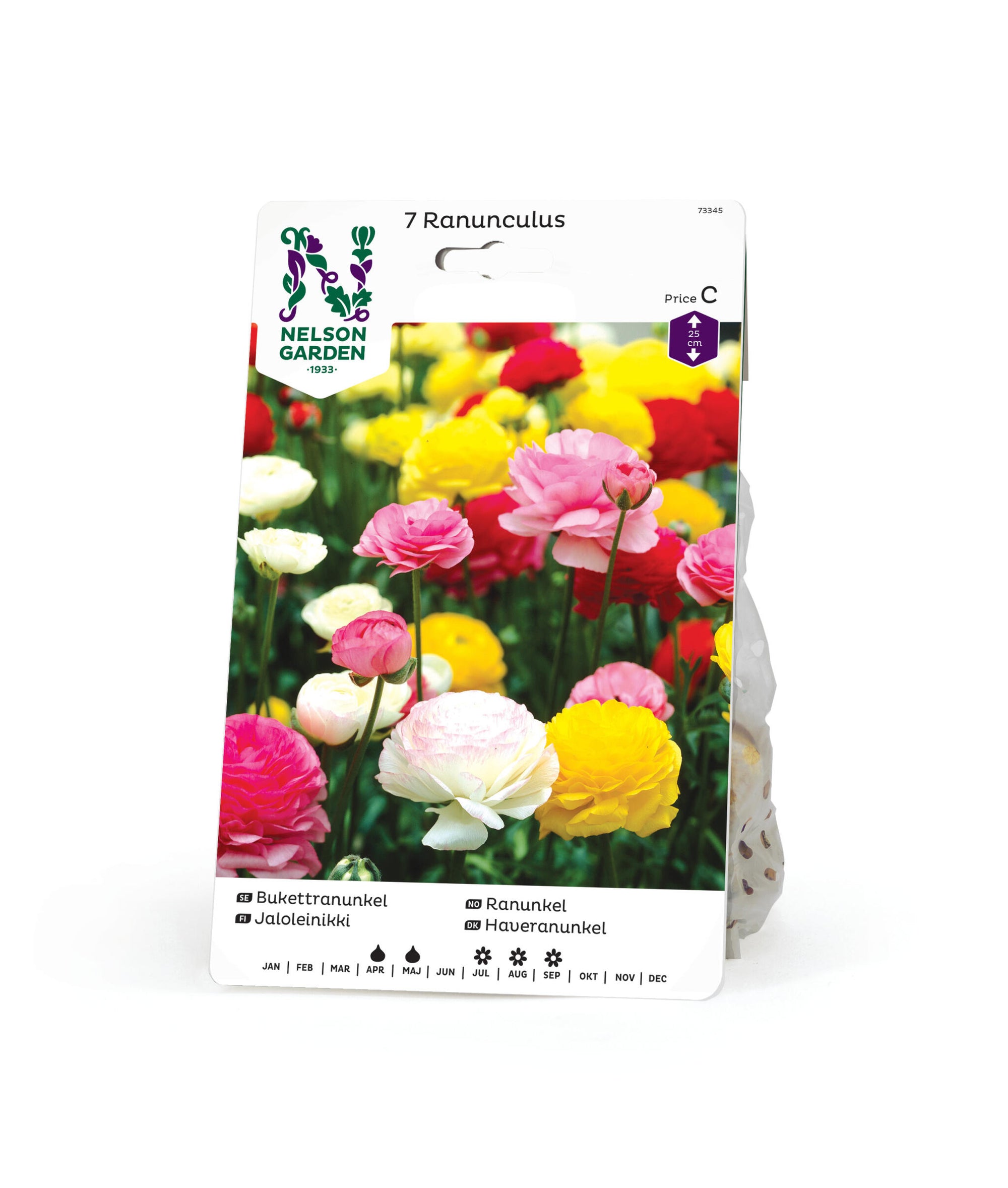 Ranunkel i blandade färger