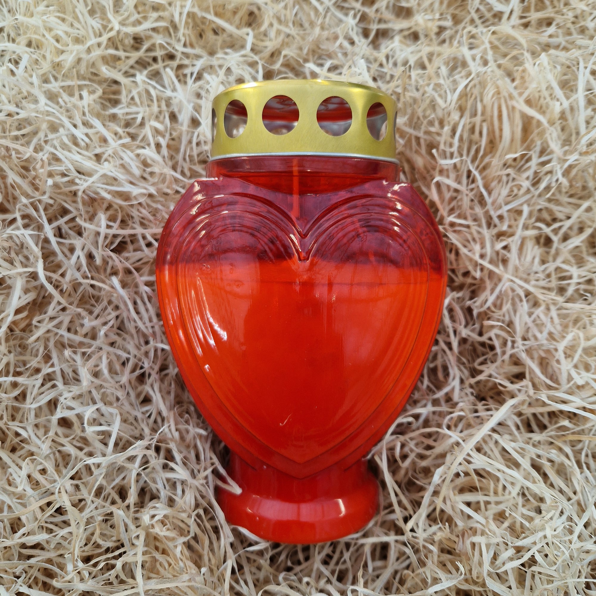 Ljus i form av ett hjärta